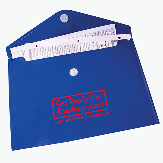 Opaque Velcro® Closure Portfolio - One-Color Imprint