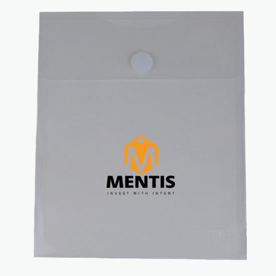 Vertical Translucent Portfolio - Multi-Color Imprint
