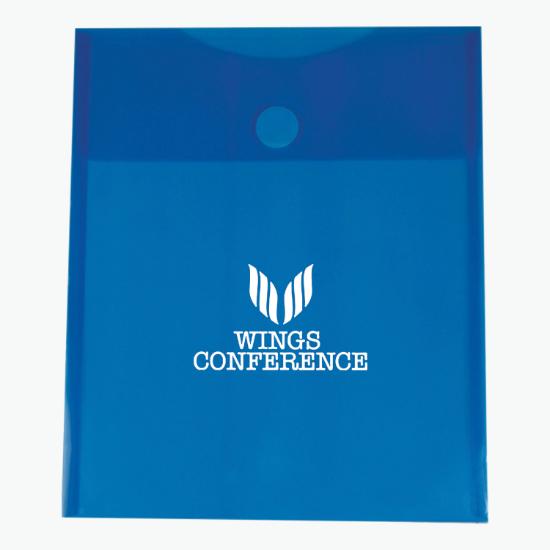 Vertical Translucent Portfolio - One-Color Imprint