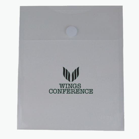 Vertical Translucent Portfolio - One-Color Imprint