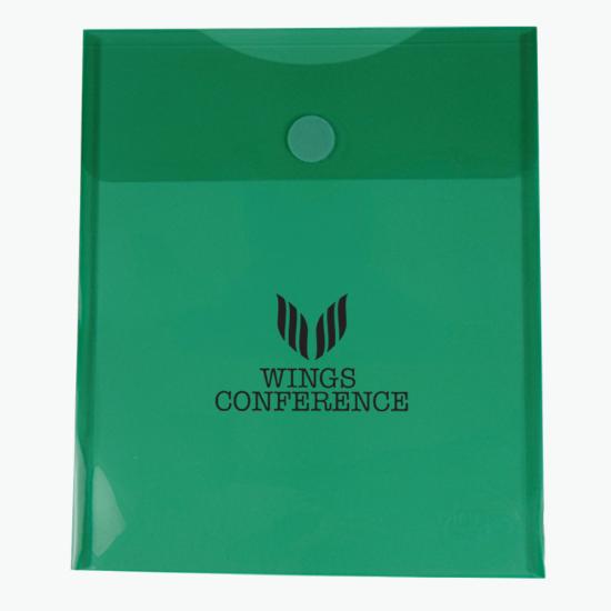 Vertical Translucent Portfolio - One-Color Imprint