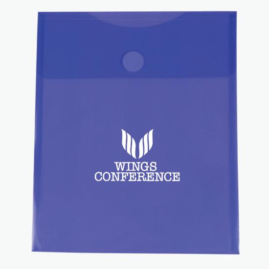 Vertical Translucent Portfolio - One-Color Imprint