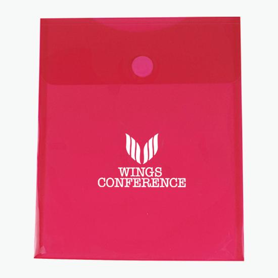 Vertical Translucent Portfolio - One-Color Imprint