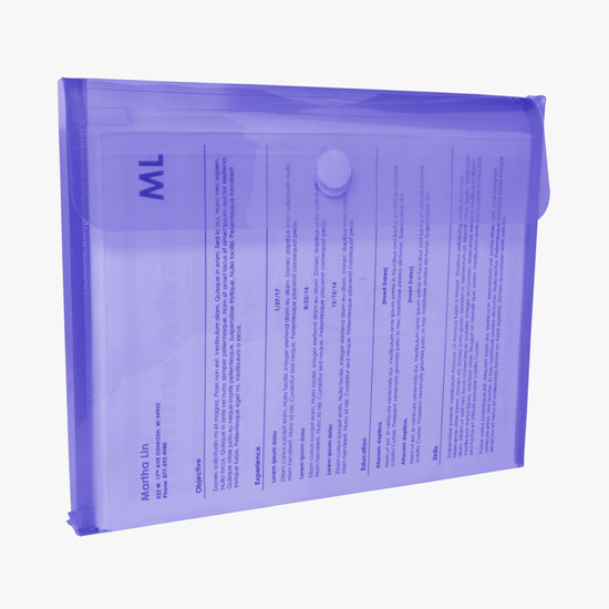 Velcro® Closure Poly Envelope with Gusset - Blank