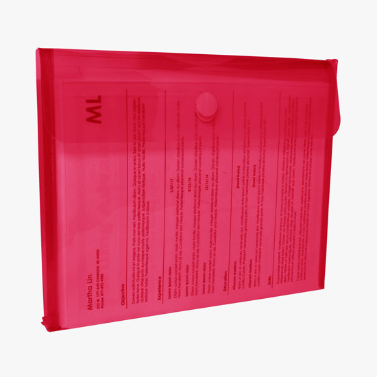 Velcro® Closure Poly Envelope with Gusset - Blank