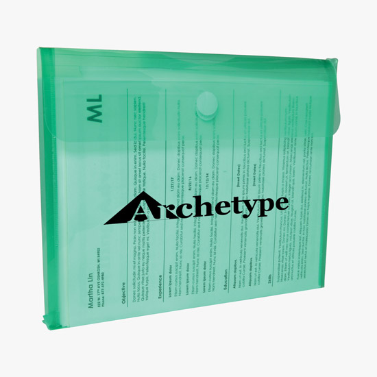 Velcro® Closure Poly Envelope with Gusset - Blank