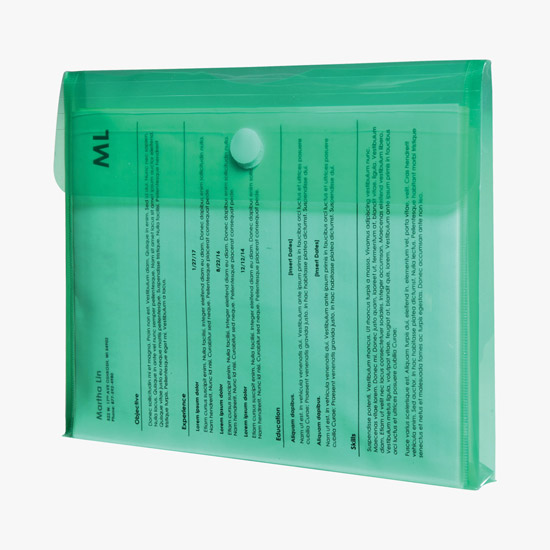Velcro® Closure Poly Envelope with Gusset - One-Color Imprint