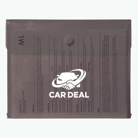 Velcro® Closure Poly Envelope with Gusset - One-Color Imprint