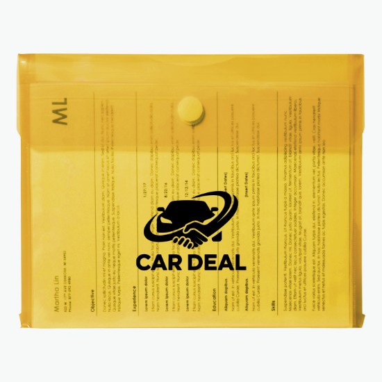 Velcro® Closure Poly Envelope with Gusset - One-Color Imprint