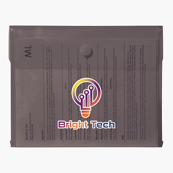 Velcro® Closure Poly Envelope with Gusset - Full Color