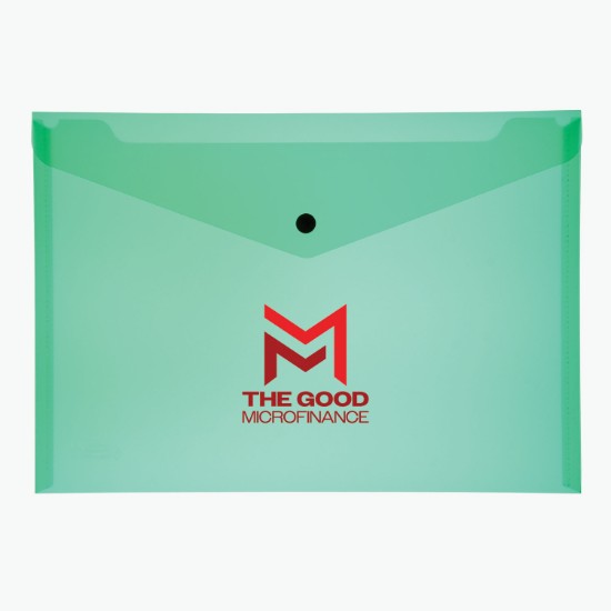 Premium Snap Portfolio - Multi-Color Imprint
