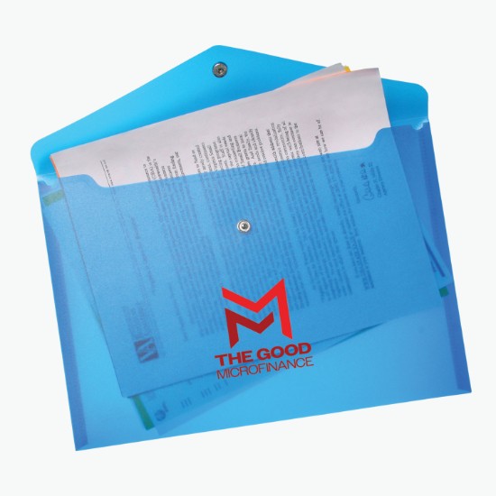 Premium Snap Portfolio - Multi-Color Imprint