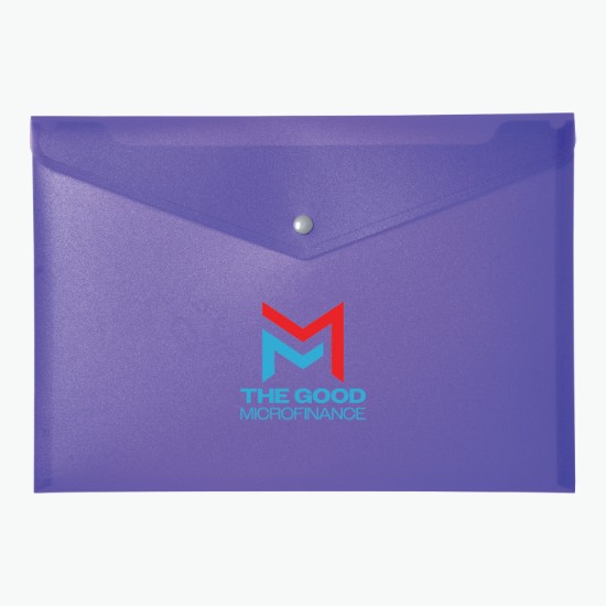 Premium Snap Portfolio - Multi-Color Imprint