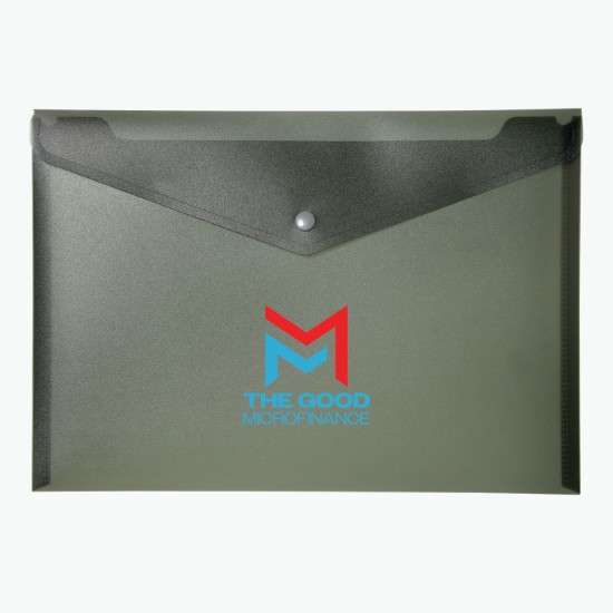 Premium Snap Portfolio - Multi-Color Imprint