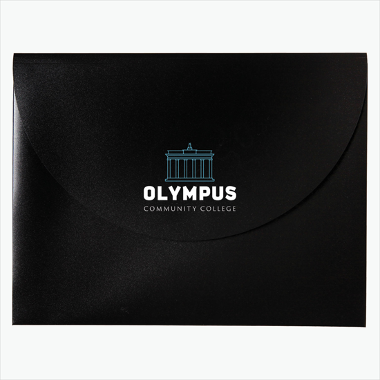 Poly Envelope with Velcro Closure - Multi-Color Imprint
