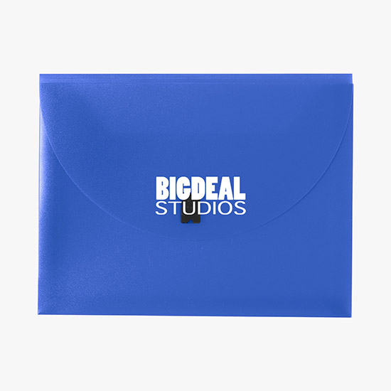 Poly Envelope with Velcro Closure - One-Color Imprint