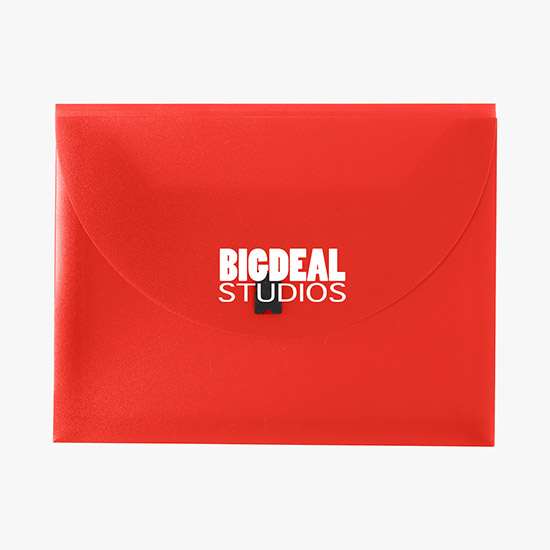 Poly Envelope with Velcro Closure - One-Color Imprint