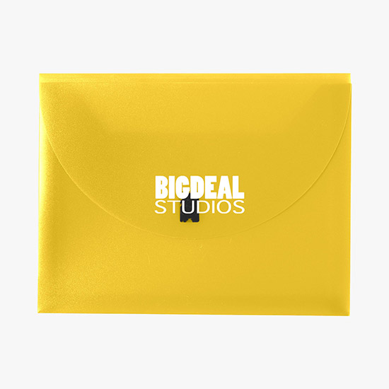 Poly Envelope with Velcro Closure - One-Color Imprint