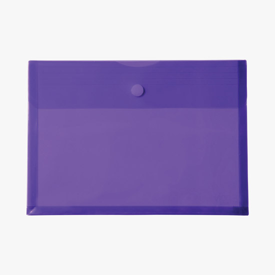 Legal Size Poly Envelope with Velcro Closure - One-Color Imprint