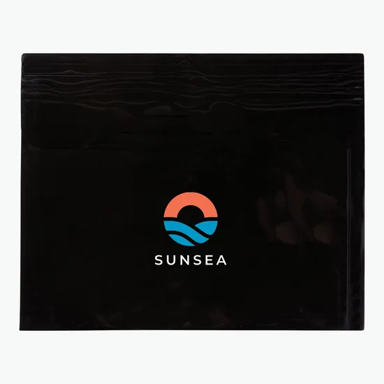 Confidential Velcro Closure Poly Envelope with Gusset - Multi-Color Imprint
