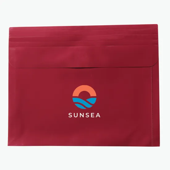 Confidential Velcro Closure Poly Envelope with Gusset - Multi-Color Imprint