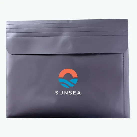 Confidential Velcro Closure Poly Envelope with Gusset - Multi-Color Imprint