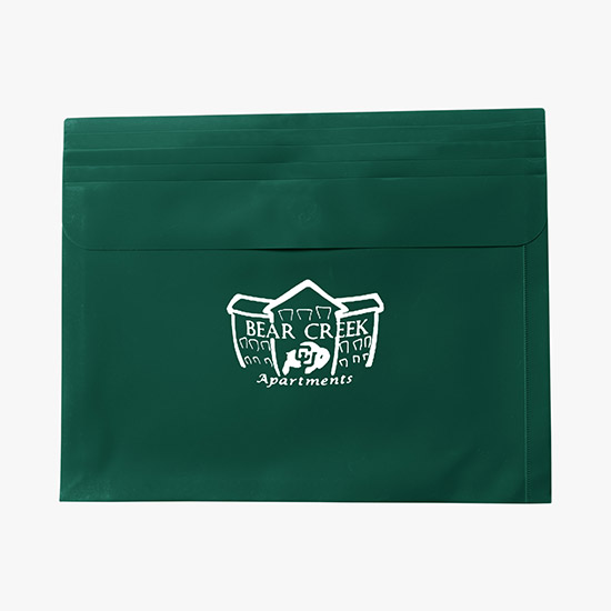 Confidential Velcro Closure Poly Envelope with Gusset - One-Color Imprint
