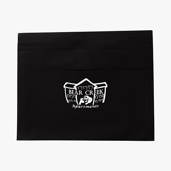 Confidential Velcro Closure Poly Envelope with Gusset - One-Color Imprint