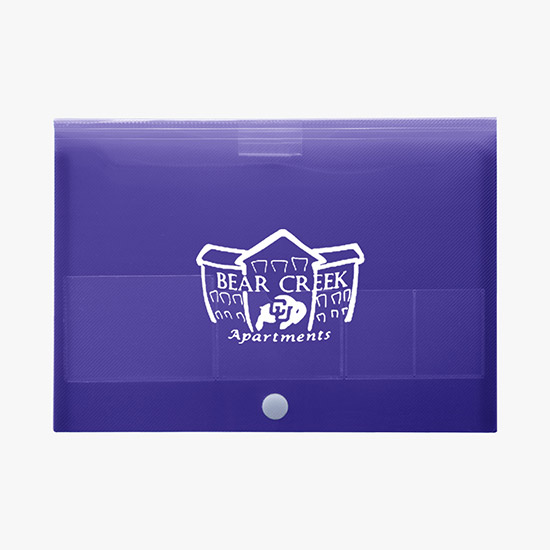 Poly Side Open Registration Case - One-Color Imprint