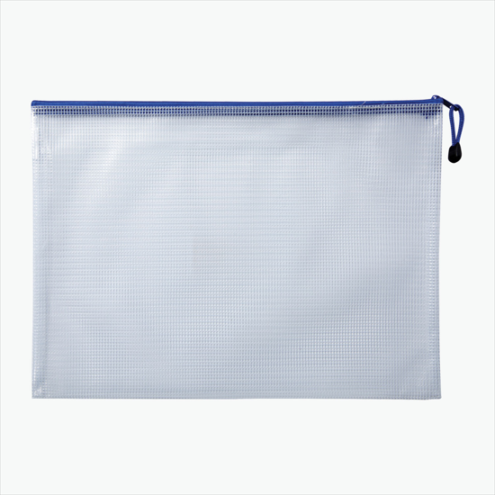 Large PolyWeave Zippered Pouch - Blank