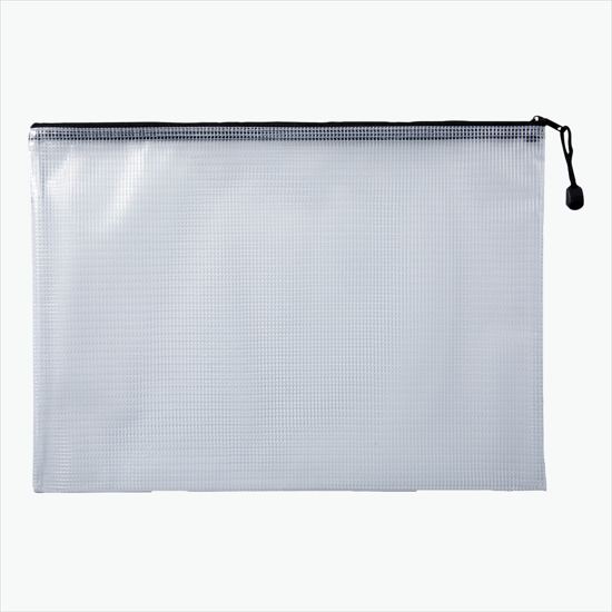 Large PolyWeave Zippered Pouch - Blank