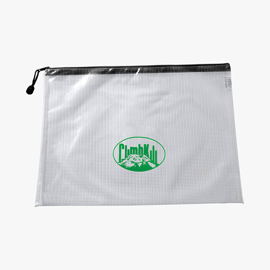 Large PolyWeave Zippered Pouch - Printed