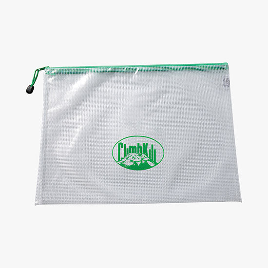 Large PolyWeave Zippered Pouch - Printed