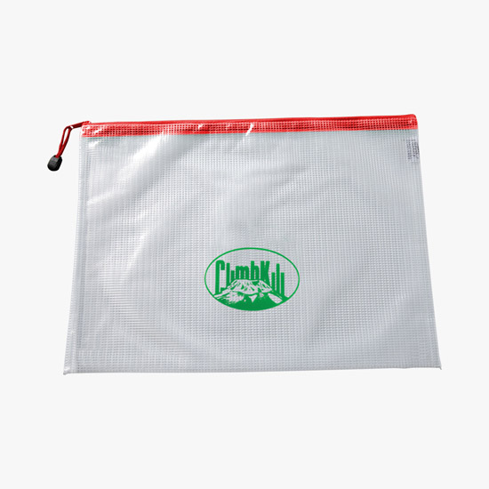 Large PolyWeave Zippered Pouch - Printed