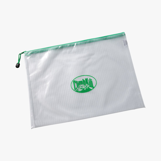 Large PolyWeave Zippered Pouch - Printed