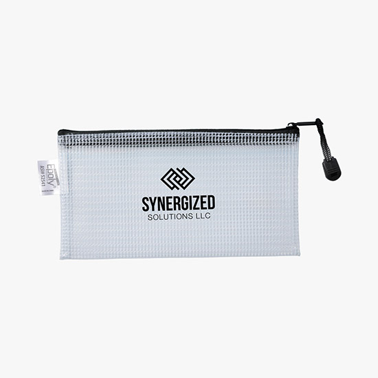 Small PolyWeave Zippered Pouch - One-Color Imprint