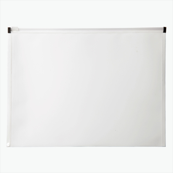 Poly Zip Envelope with Gusset - Blank