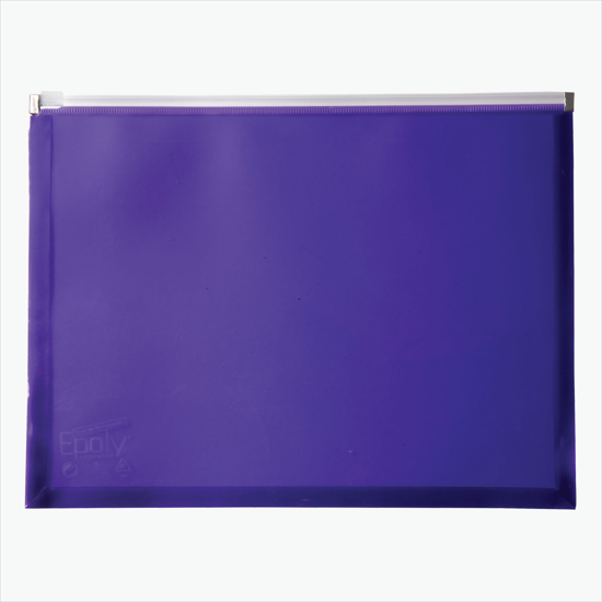 Poly Zip Envelope with Gusset - Blank