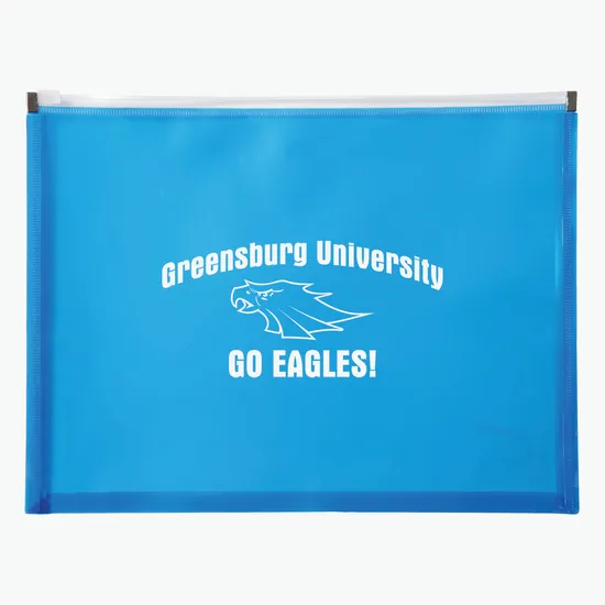 Poly Zip Envelope with Gusset - One-Color Imprint