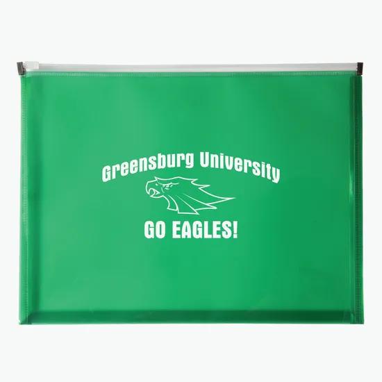 Poly Zip Envelope with Gusset - One-Color Imprint