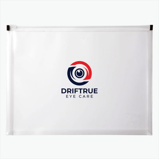 Poly Zip Envelope with Gusset - Multi-Color Imprint