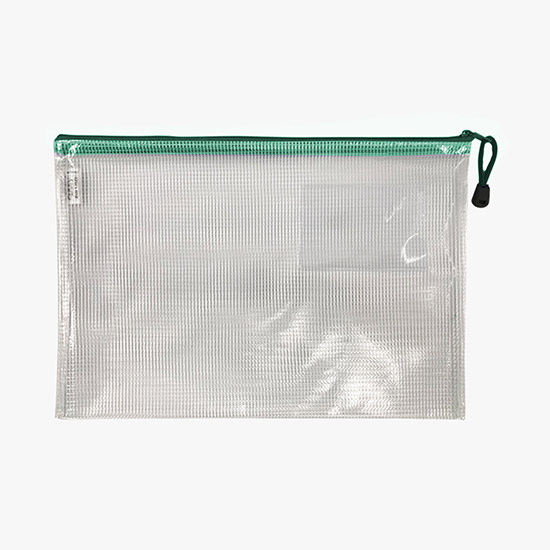 PolyWeave Zippered Document Pouch - Blank