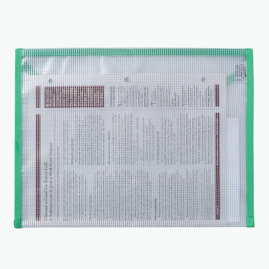 PolyWeave Medium Snap Document Pouch - Blank