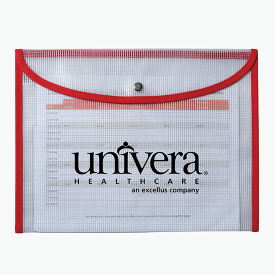 PolyWeave Medium Snap Document Pouch - One-Color Imprint