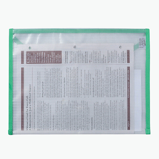 PolyWeave Medium Snap Document Pouch - One-Color Imprint