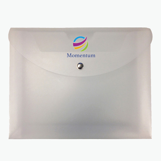 2 Document Case with Magnetic Closure - Multi-Color Imprint
