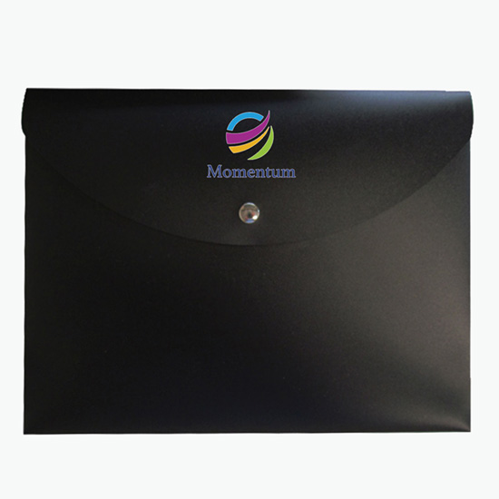 2 Document Case with Magnetic Closure - Multi-Color Imprint