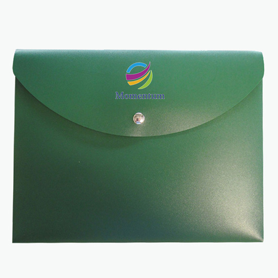 2 Document Case with Magnetic Closure - Multi-Color Imprint