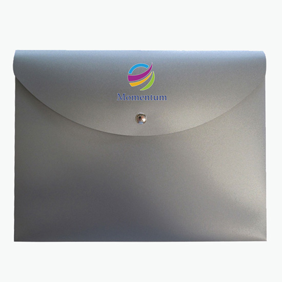 2 Document Case with Magnetic Closure - Multi-Color Imprint