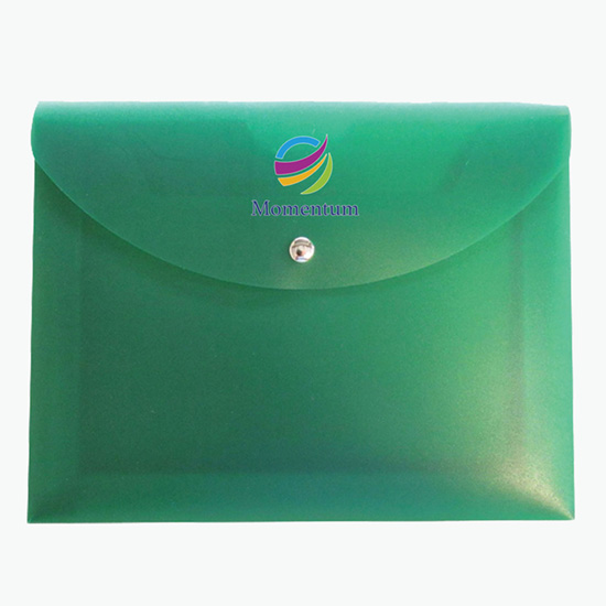 2 Document Case with Magnetic Closure - Multi-Color Imprint